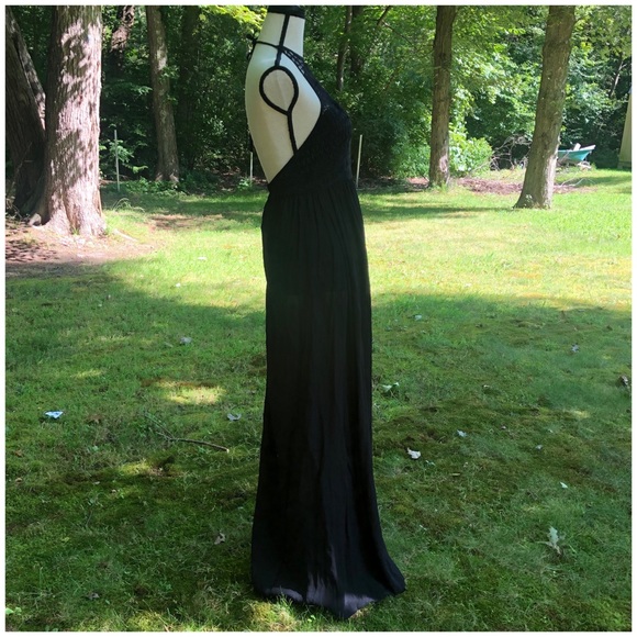 ⭐️ASOS black crochet top maxi dress - Picture 2 of 5